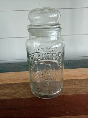 Vintage Planters Peanuts 75th Anniversary Jar with Lid